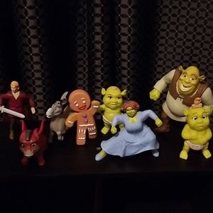 Shrek Happy Meal Toys.